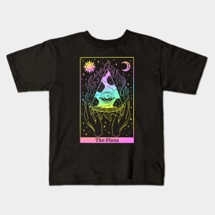 Pizza Tarot Reading Kids T-Shirt